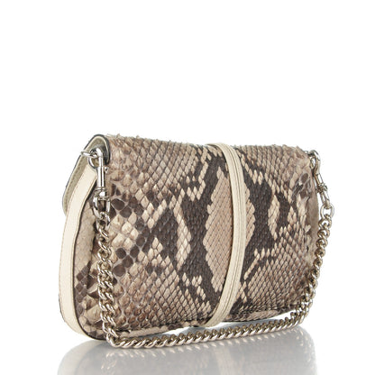 Gucci Python Bamboo Croisette Evening Bag Off White 3 of 9