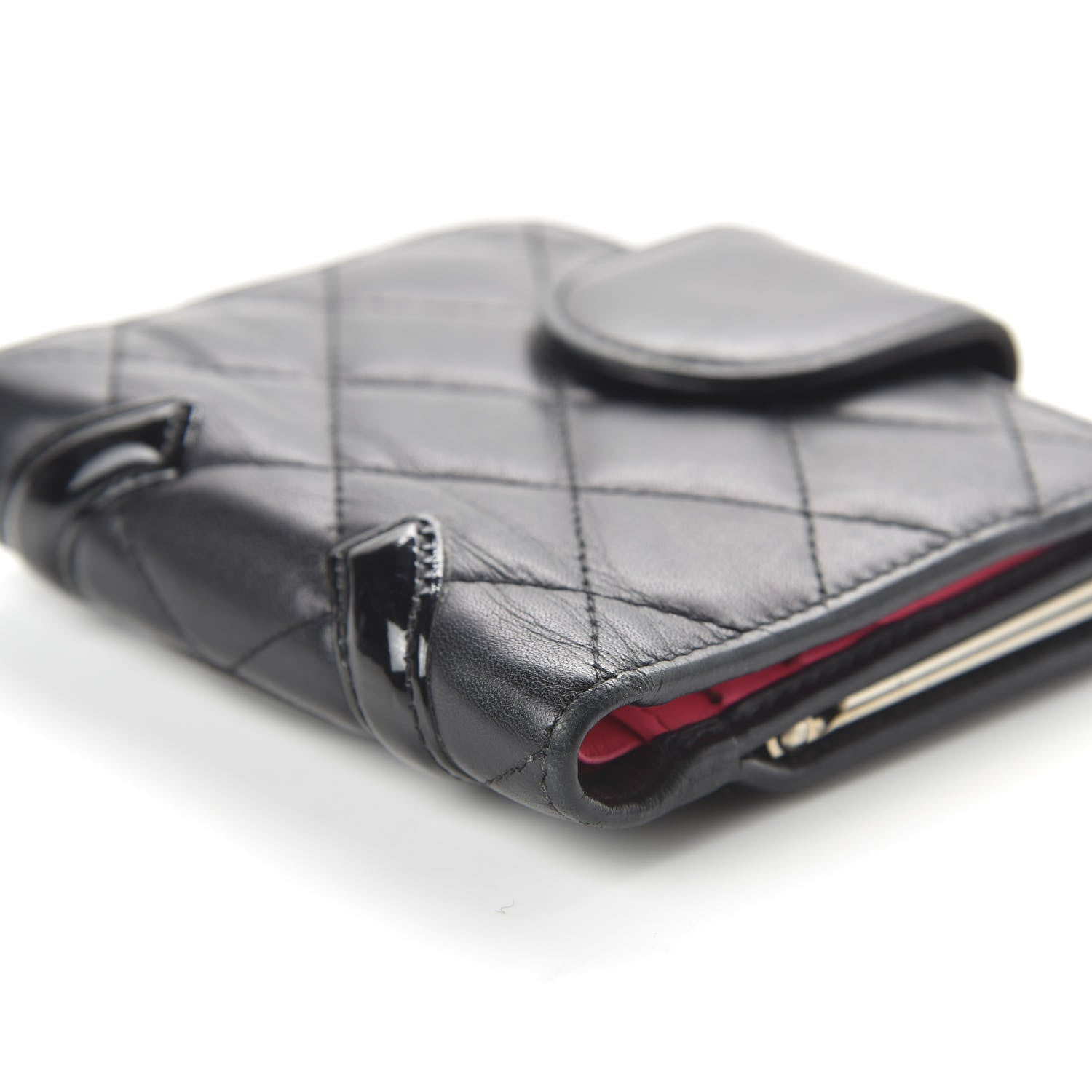 Chanel Calfskin Quilted Cambon Bi-Fold Wallet Black 6 of 11