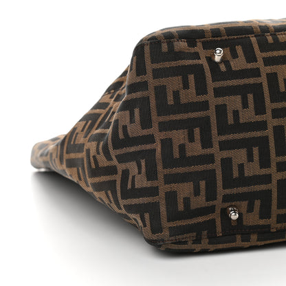 Fendi Zucca Top Handle Tote Tobacco 6 of 7