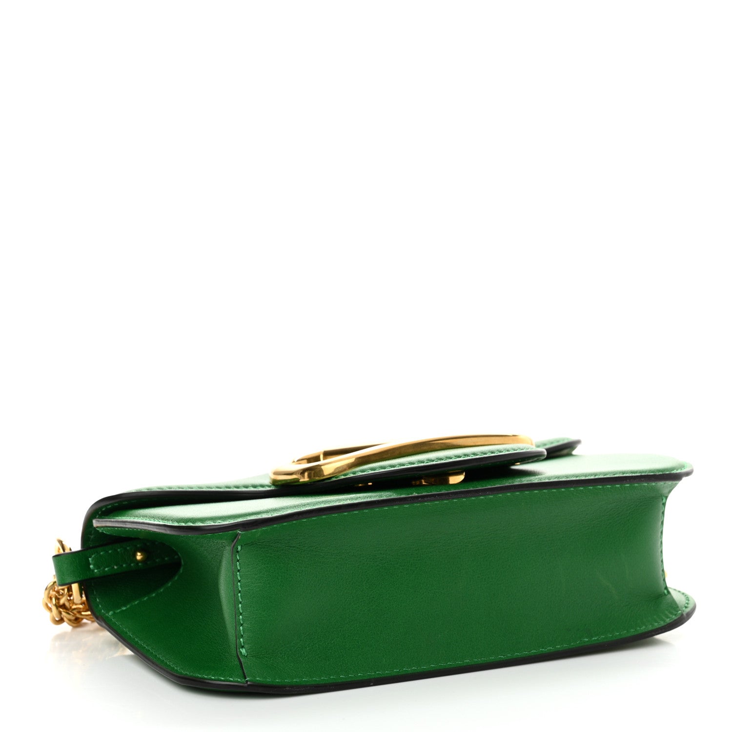 Valentino Garavani Calfskin Vlogo Small Loco Shoulder Bag Gea Green 4 of 14