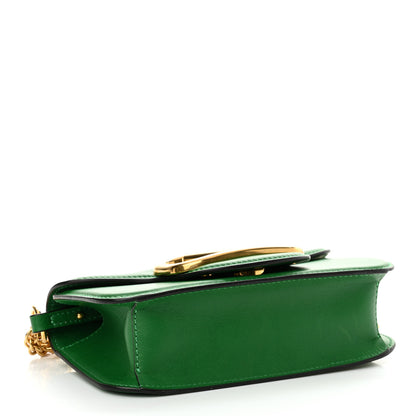 Valentino Garavani Calfskin Vlogo Small Loco Shoulder Bag Gea Green 4 of 14