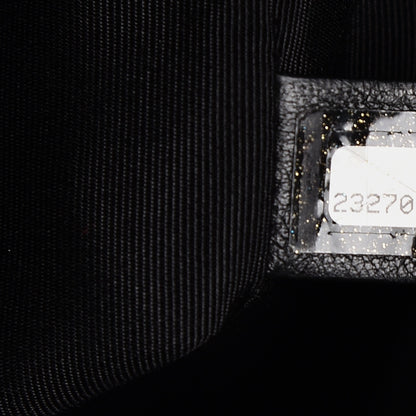 Chanel Lambskin Quilted Large Drawstring Bag Black 7 of 13