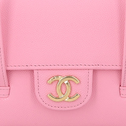 Chanel Shiny Caviar Mini Preppy Coco Shoulder Bag Rose 8 of 10