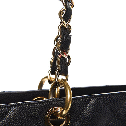 Chanel Caviar Grand Shopping Tote GST Black 10 of 11