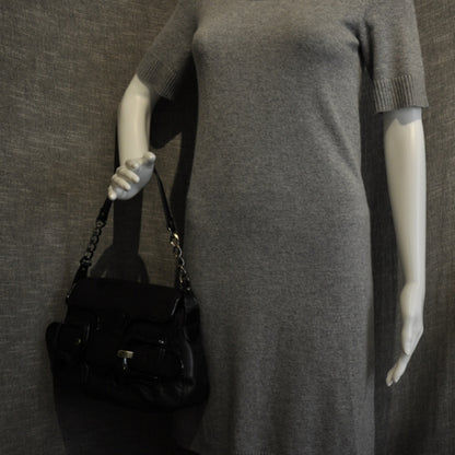 Fendi Nappa Patent B Bis Flap Bag 2 of 2