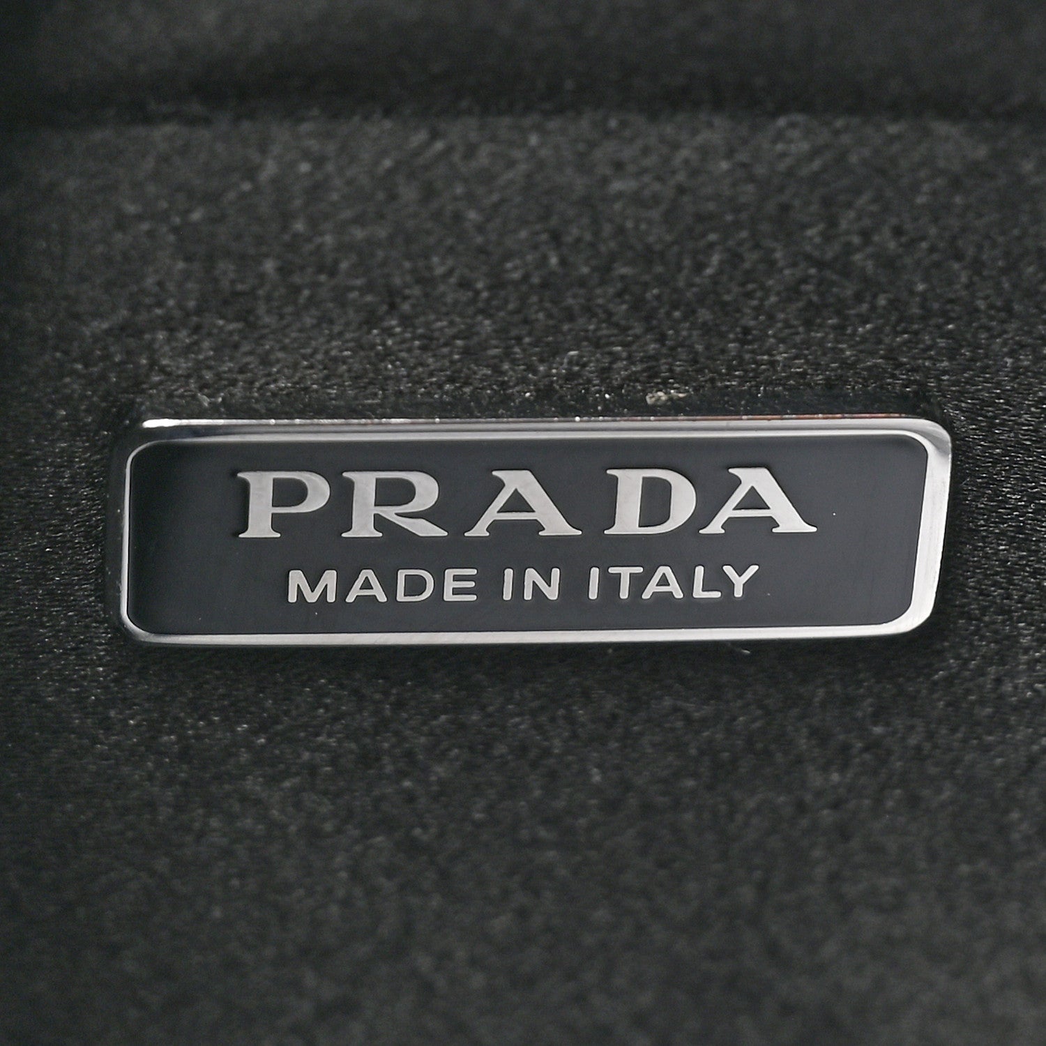 Prada Satin Crystal Metal Triangle Logo Chain Crossbody Handbag Cristal 6 of 9