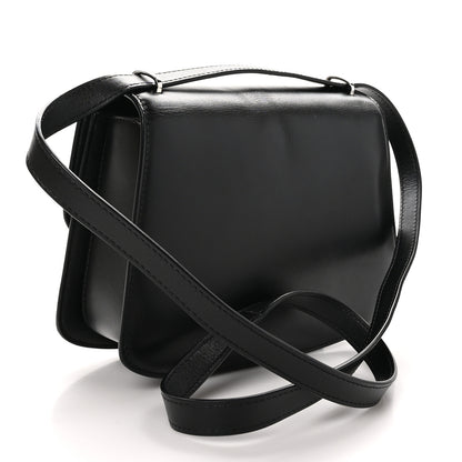 The Row Polished Saddle Calfskin Sofia 8.75 Shoulder Bag Black 3 of 9