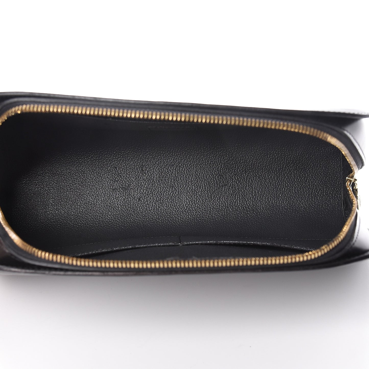 Epi Dauphine Cosmetic Pouch Black