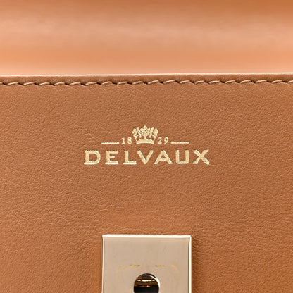 Delvaux Calfskin MM Tempete Satchel Camel 7 of 11