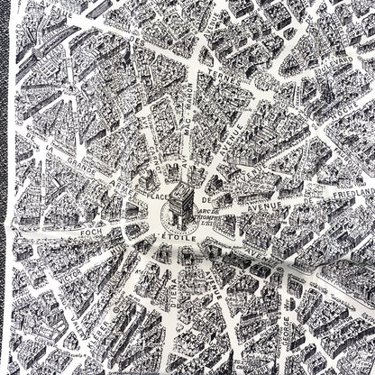 Christian Dior Silk Toile De Jouy Scarf Blue Marine 3 of 3