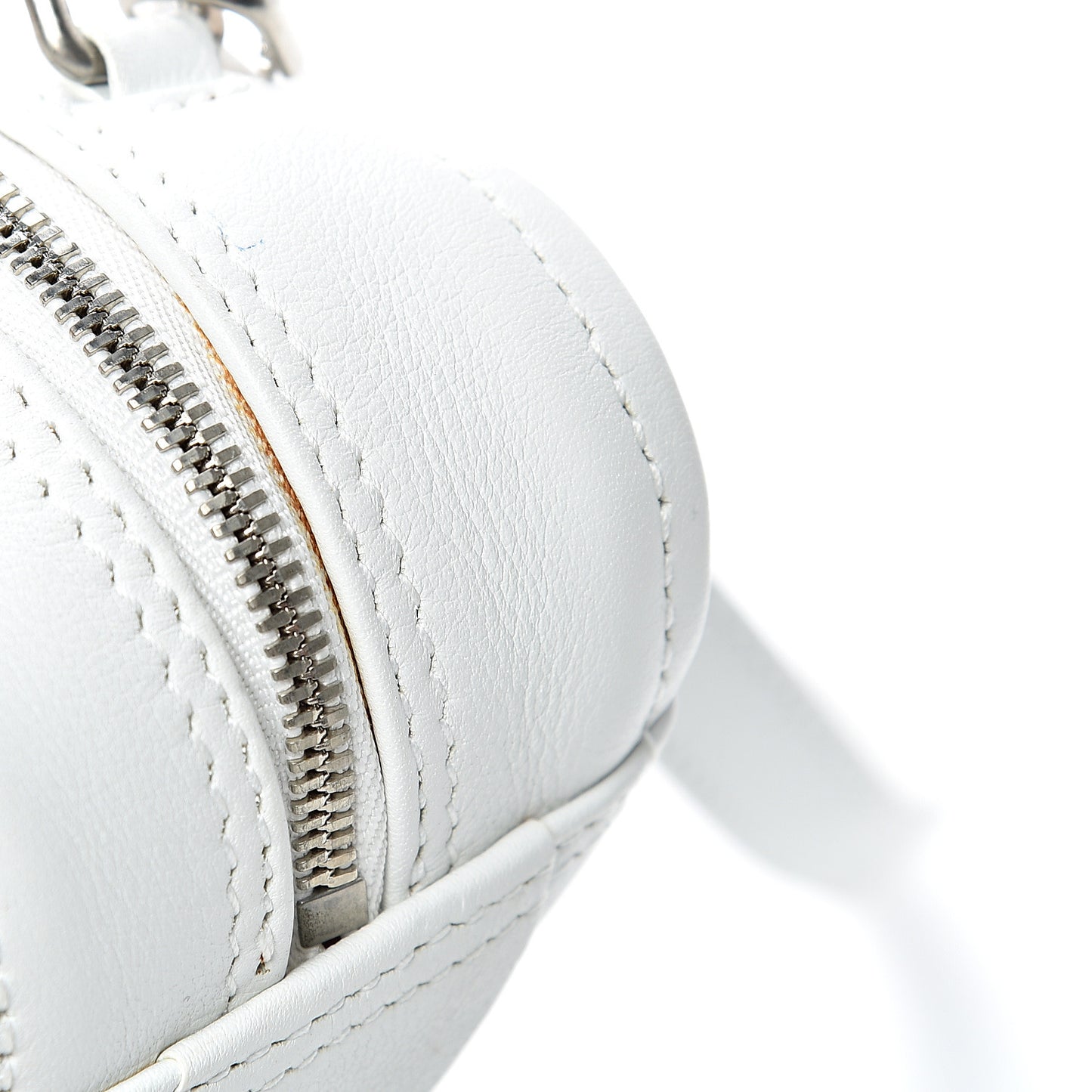 Calfskin XS Triangle Duffle White