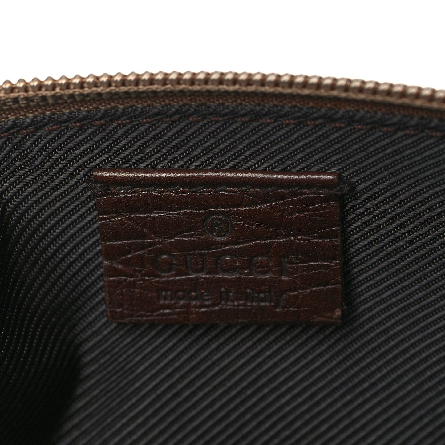 Monogram Web Boat Pochette Brown
