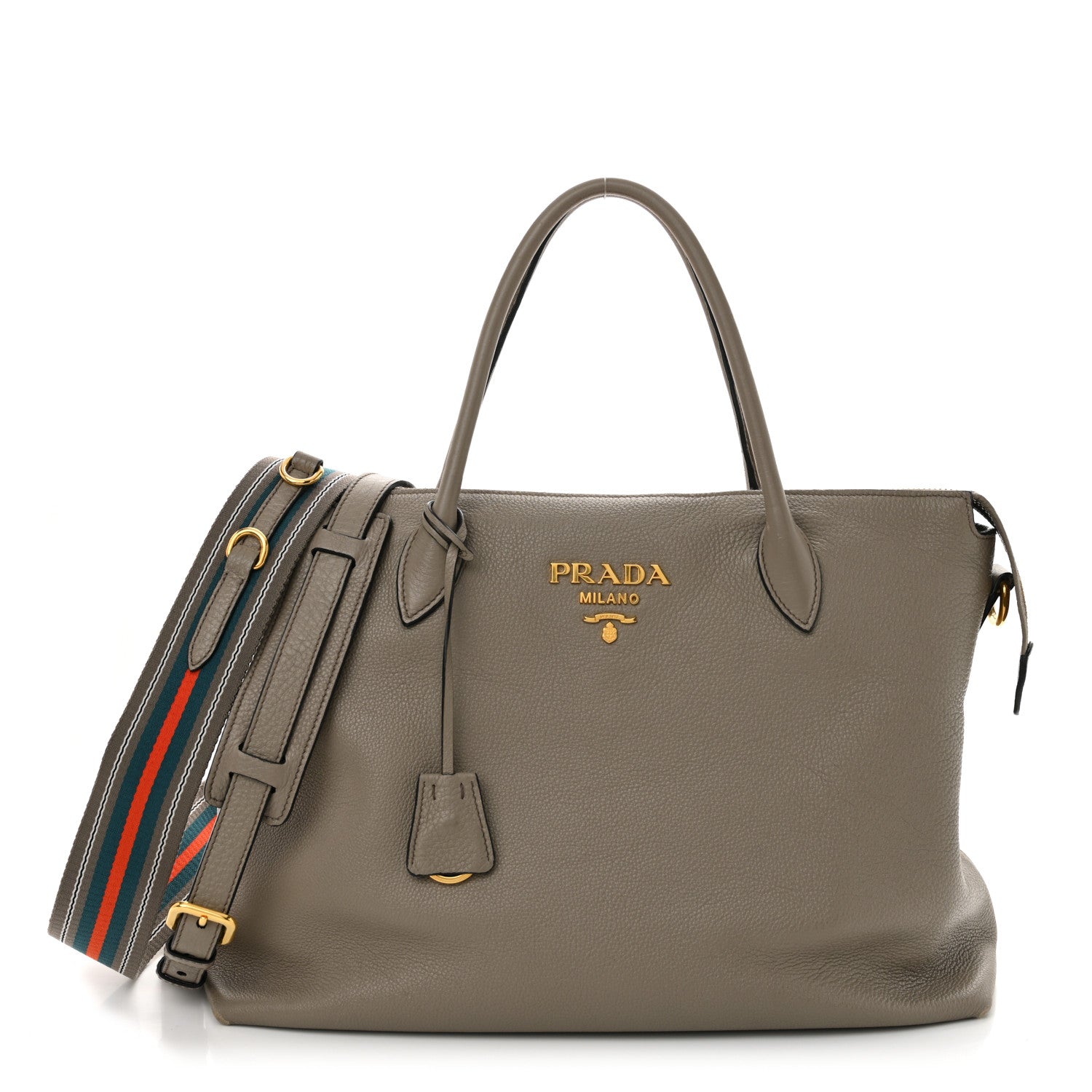 Prada Vitello Daino Shopping Tote Argilla 1 of 14