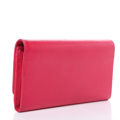 Gucci Calfskin Garden Continental Wallet Pink 3 of 11
