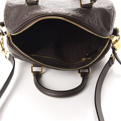 Louis Vuitton Empreinte Speedy Bandouliere 25 Chocolate 5 of 10