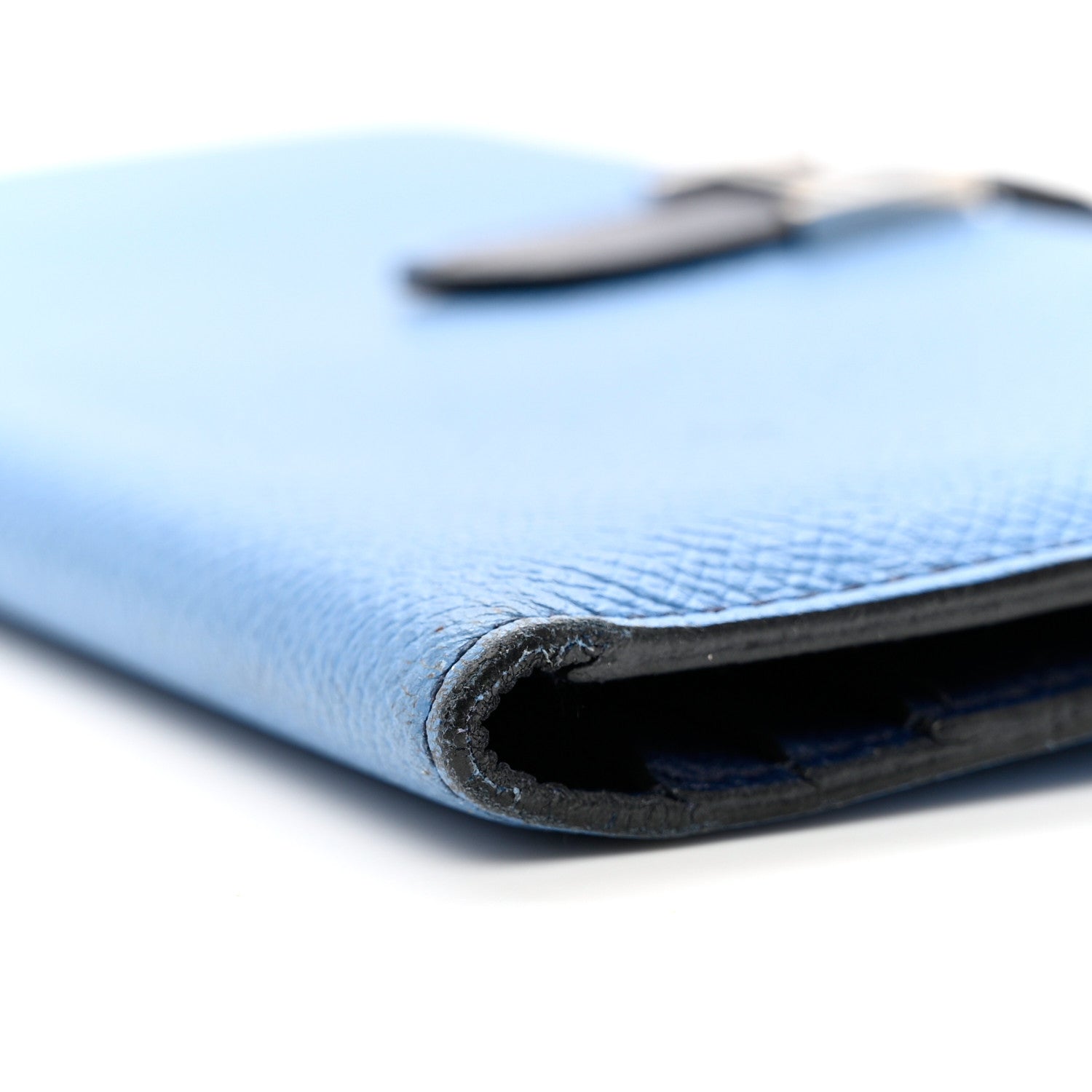 Hermes Epsom Bi Color Bearn Wallet Izmir Bleu Saphir 7 of 10