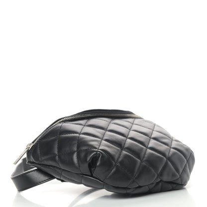 Chanel Calfskin Quilted Waist Belt Bag Black 3 of 4