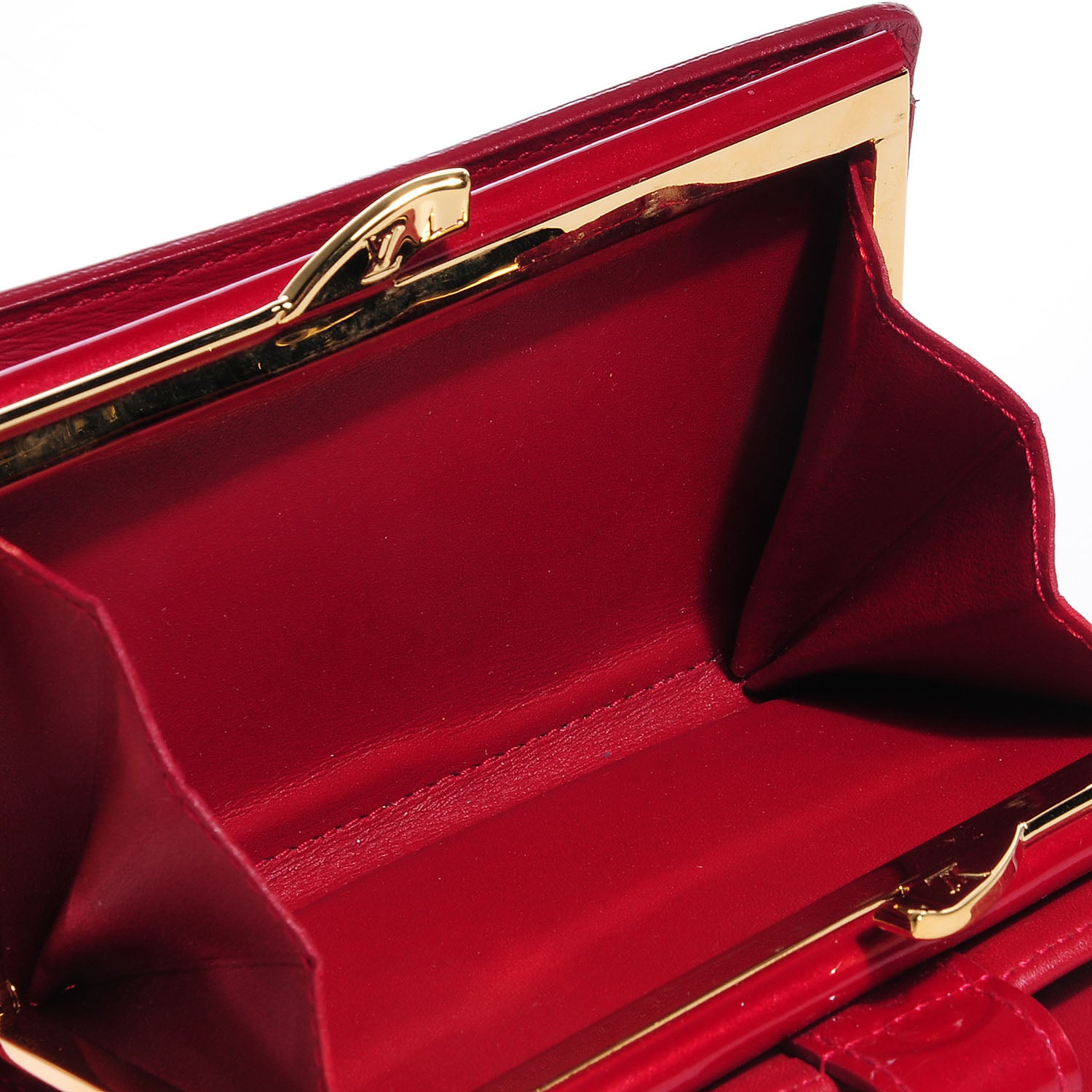 Louis Vuitton Vernis French Purse Wallet Pomme D'Amour 7 of 8