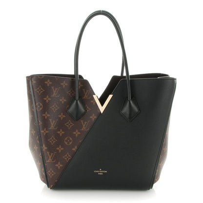 Louis Vuitton Calfskin Monogram Kimono Tote Black 1 of 7