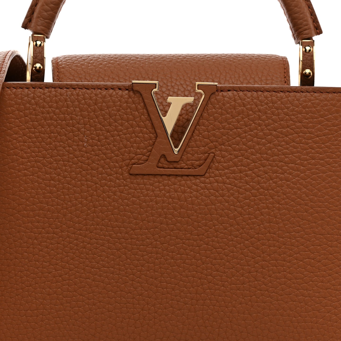 Taurillon Capucines BB Tan