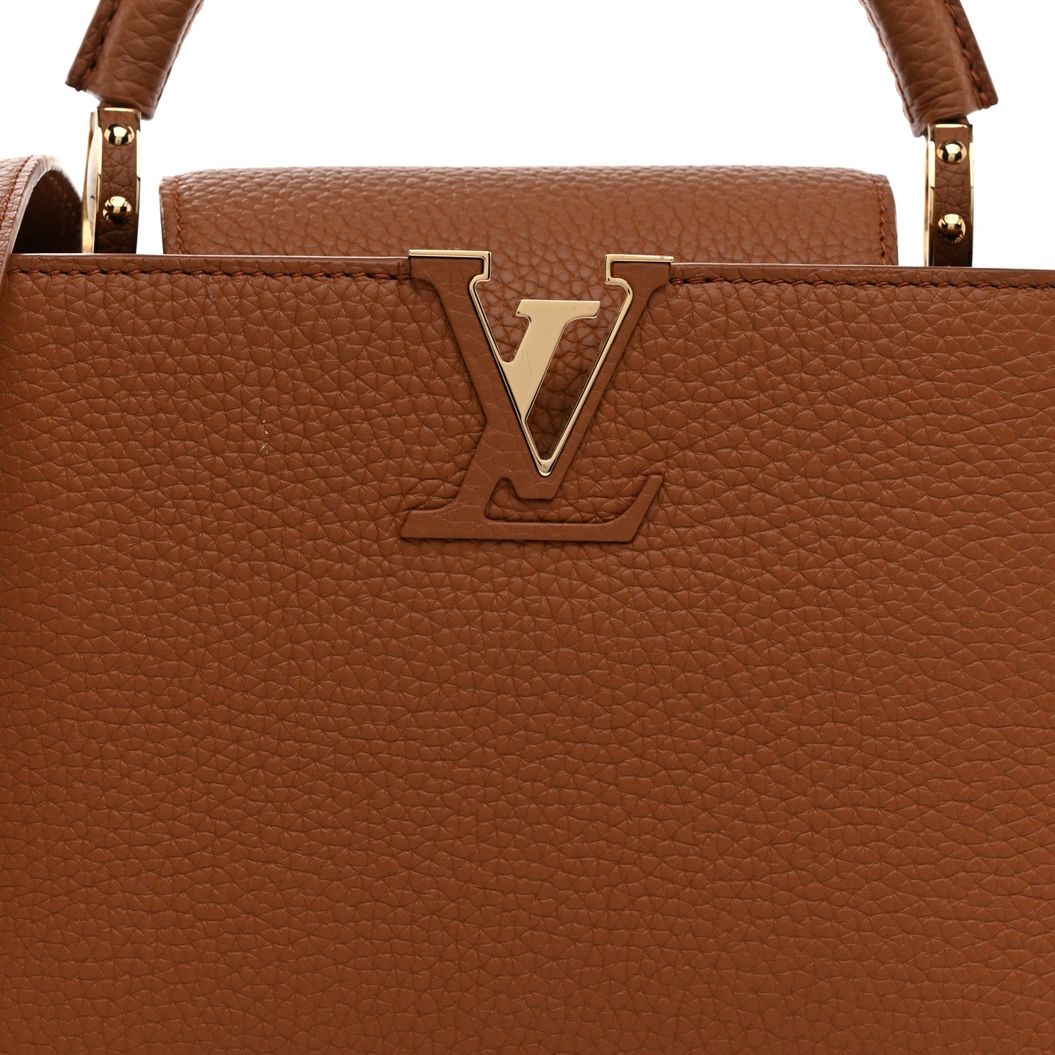 Louis Vuitton Taurillon Capucines BB Tan 8 of 11