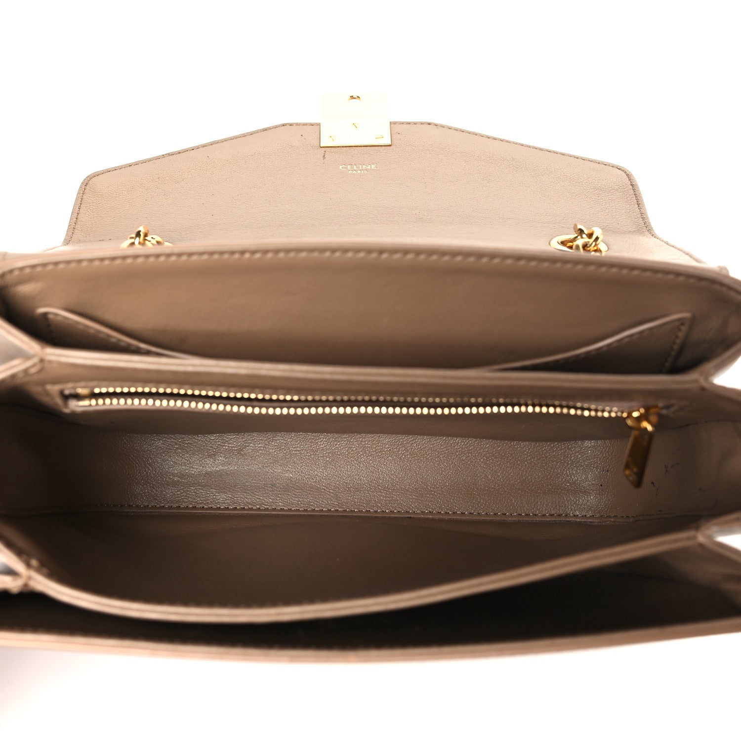 Celine Shiny Calfskin Medium C Bag Light Camel 5 of 11