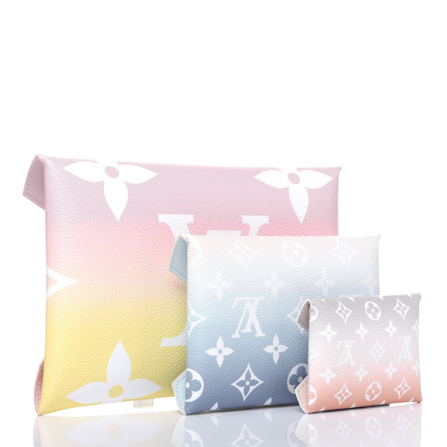 Louis Vuitton Monogram Giant By The Pool Kirigami Pochette Set 3 of 16