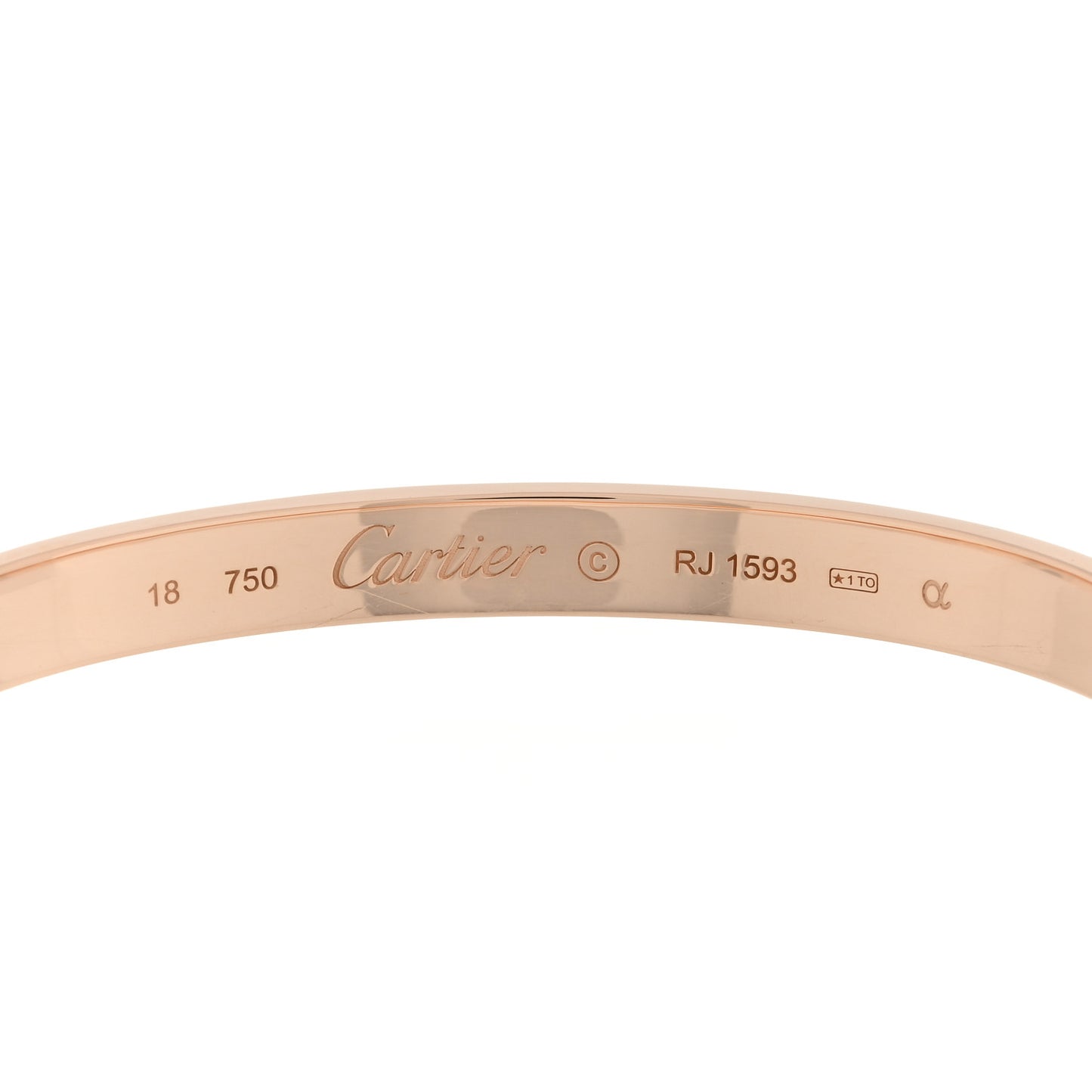 18K Pink Gold LOVE Bracelet 18
