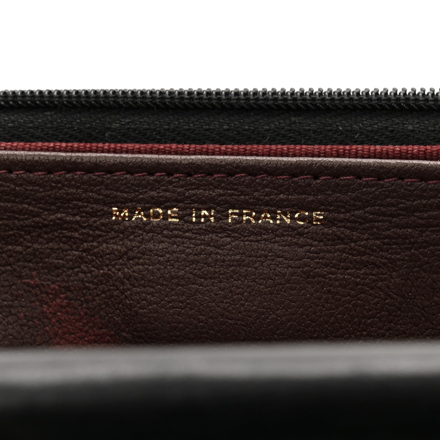 Lambskin Quilted Wallet On Chain WOC Black