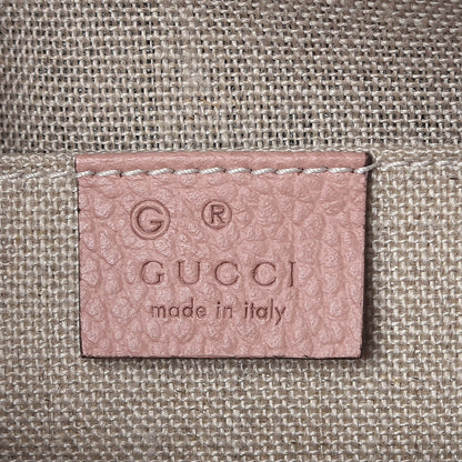 Gucci Dollar Calfskin Small GG Charm Dome Bag Soft Pink 7 of 8