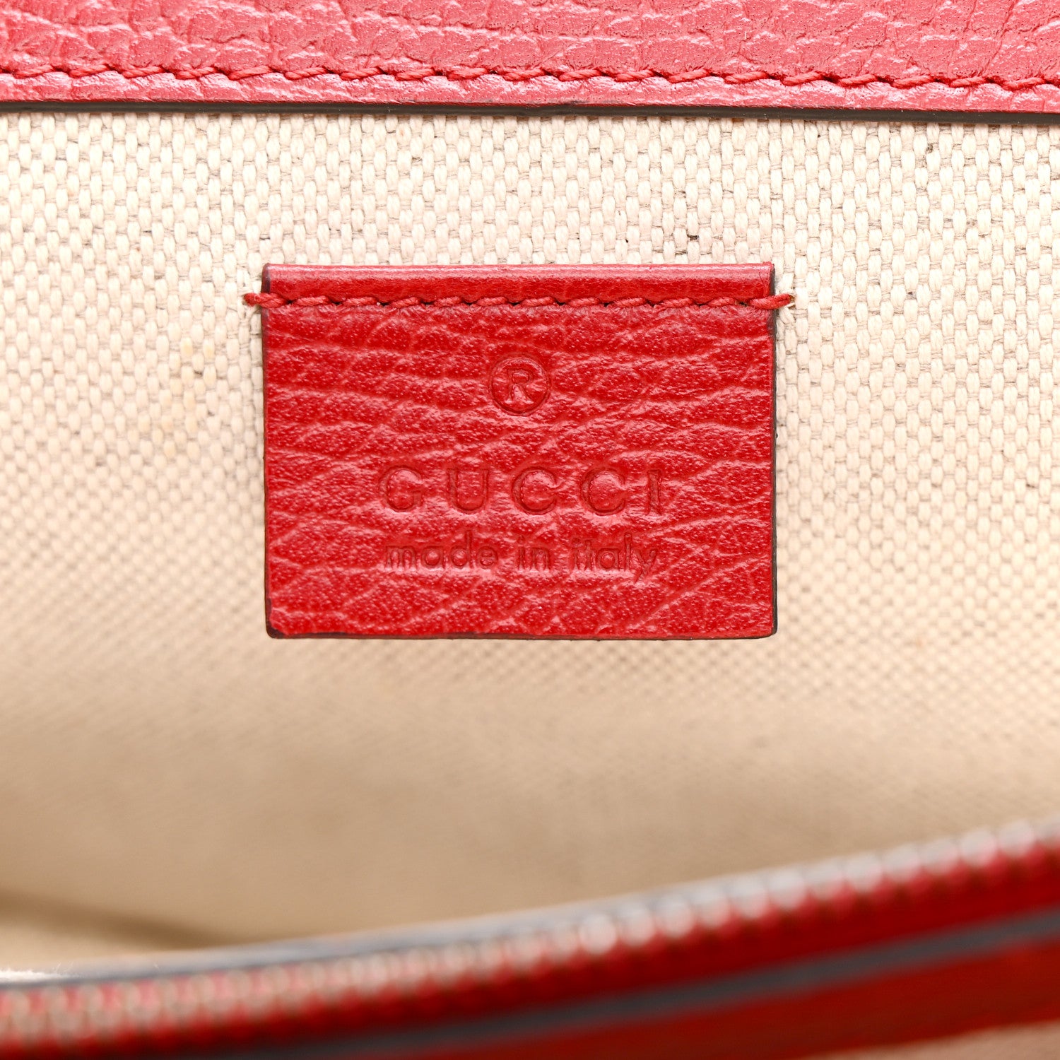 Gucci Dollar Calfskin Swarovski Crystal Small Dionysus Shoulder Bag Hibiscus Red 7 of 18