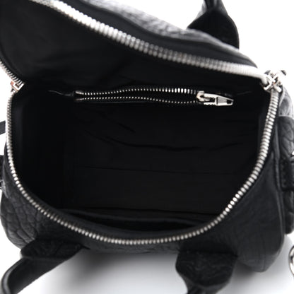 Alexander Wang Pebbled Lambskin Mini Rockie Black Rhodium Hardware 5 of 8