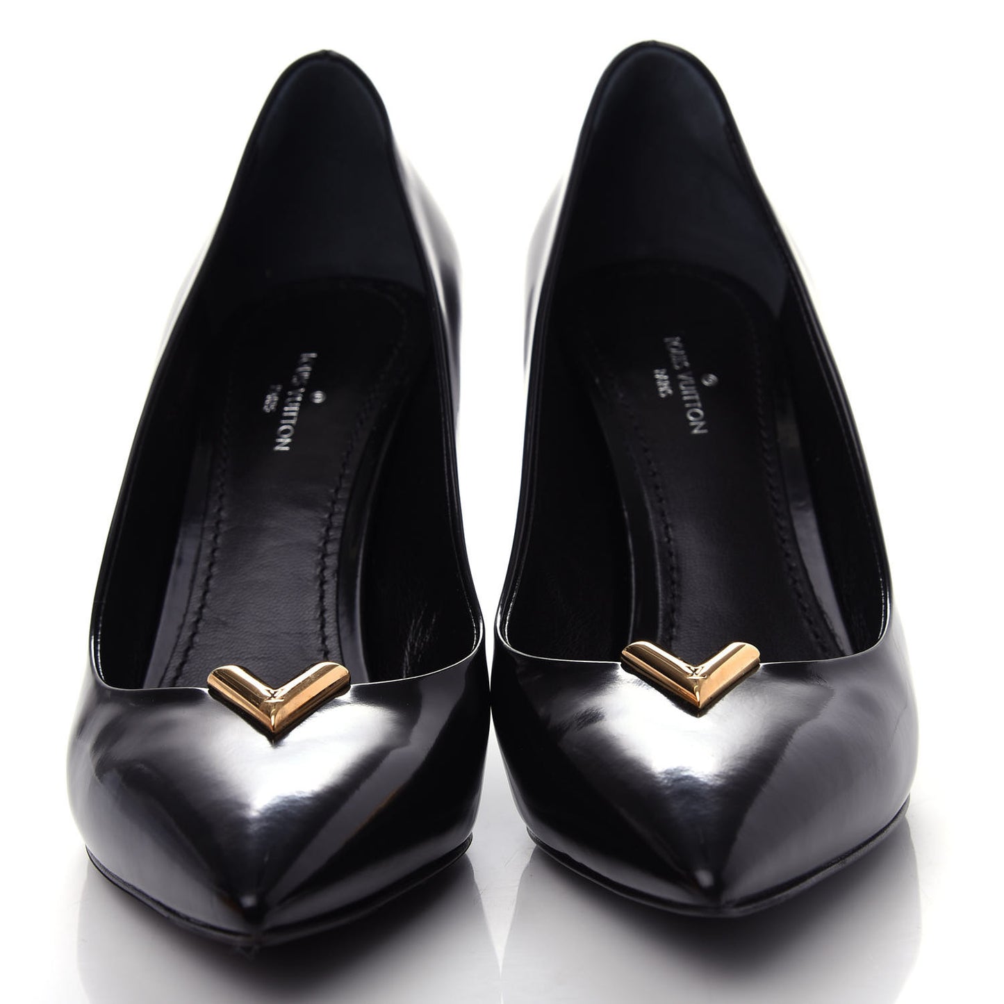 Calfskin Heartbreaker Pumps 36.5 Black