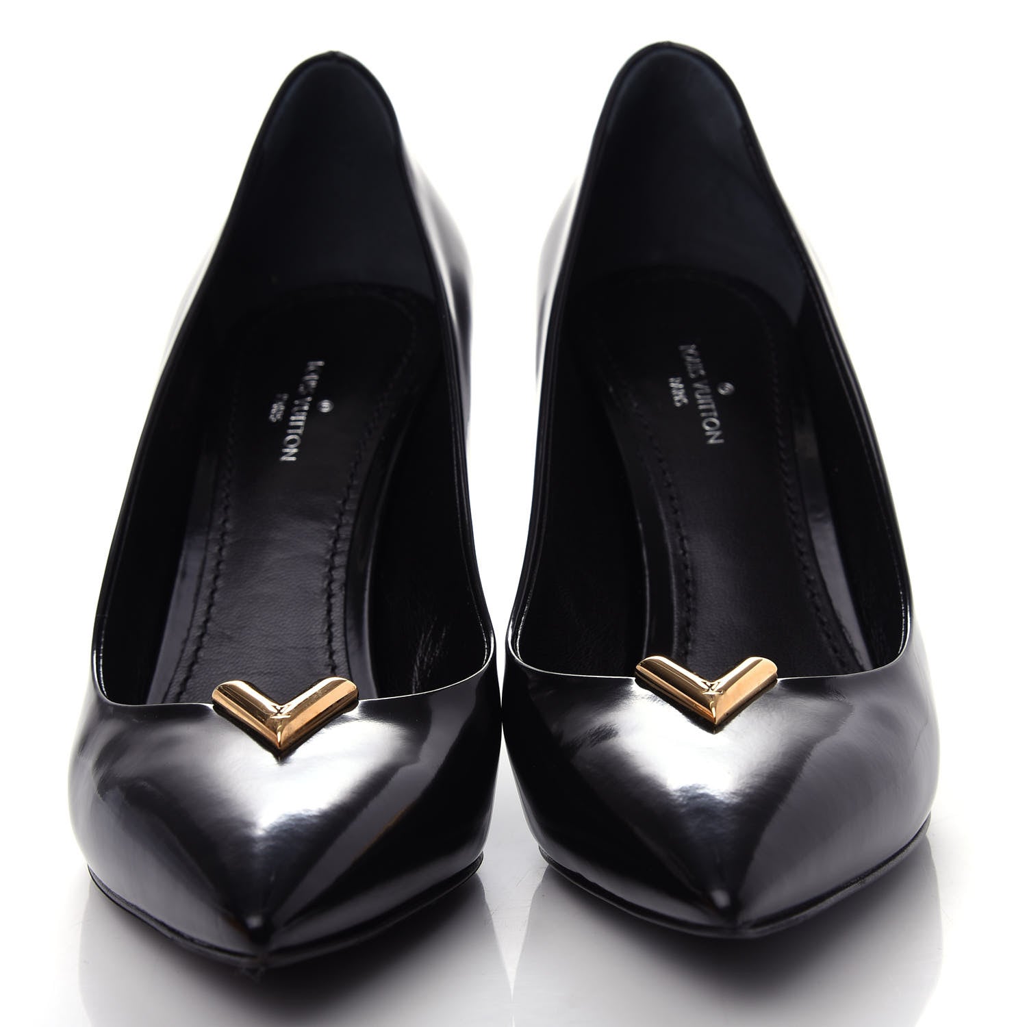 Louis Vuitton Calfskin Heartbreaker Pumps 36.5 Black 5 of 11
