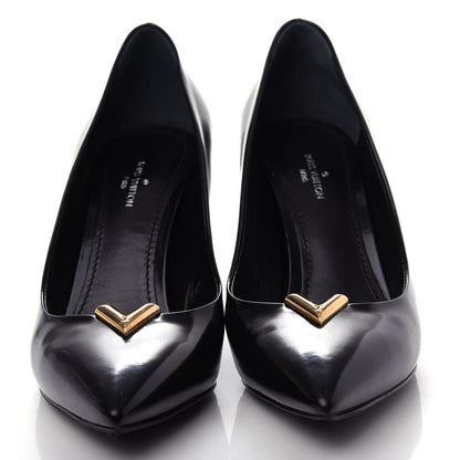 Louis Vuitton Calfskin Heartbreaker Pumps 36.5 Black 5 of 11