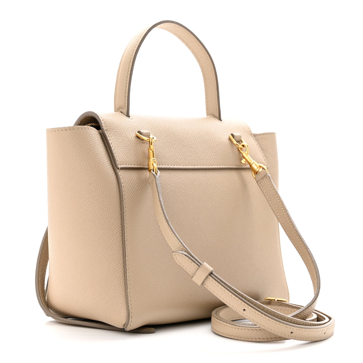 Celine Grained Calfskin Nano Belt Bag Light Taupe 3 of 10