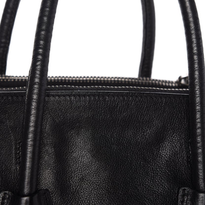 Prada Glace Calf Twin Pocket Tote Black 12 of 14