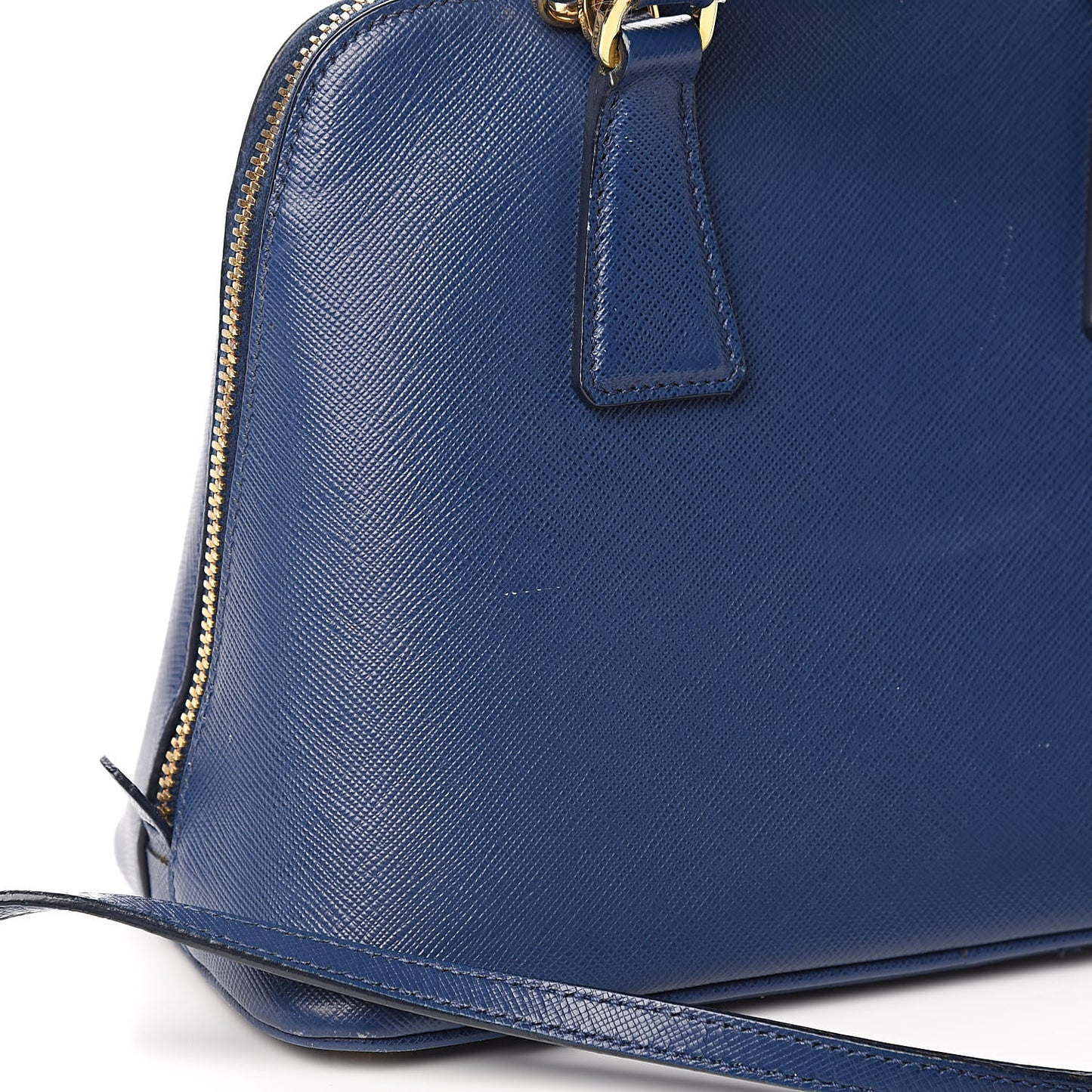 Saffiano Lux Small Promenade Tote Azzurro