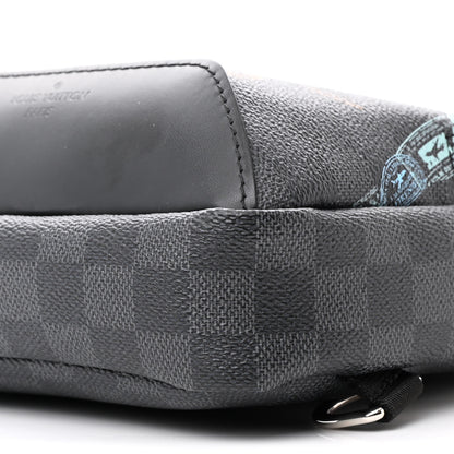 Louis Vuitton Damier Graphite Wild Animals Avenue Sling Backpack 9 of 9