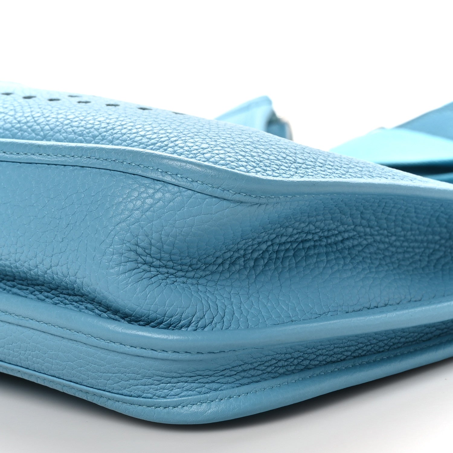 Hermes Taurillon Clemence Evelyne III PM Bleu Du Nord 9 of 9