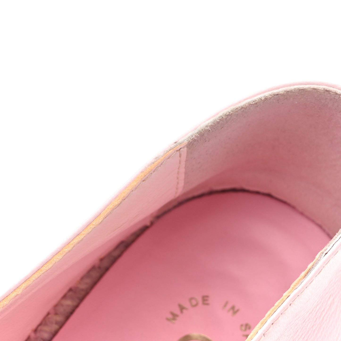 Lambskin CC Espadrilles 37 Light Pink