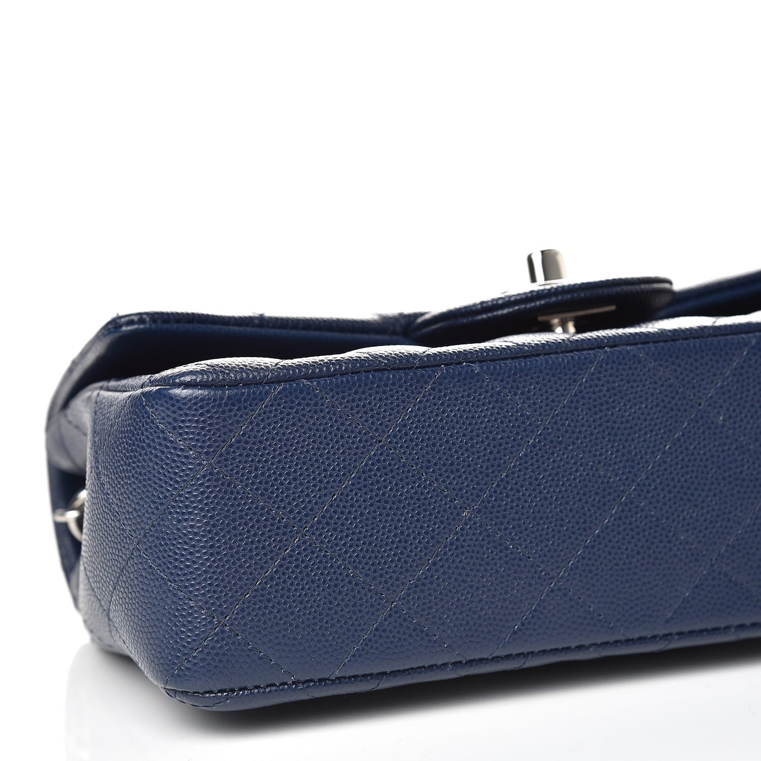 Chanel Caviar Quilted Mini Rectangular Flap Navy 8 of 11
