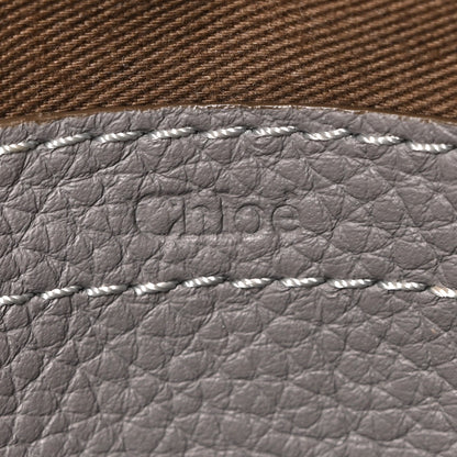 Chloe Calfskin Mini Marcie Round Crossbody Bag Cashmere Grey 8 of 8