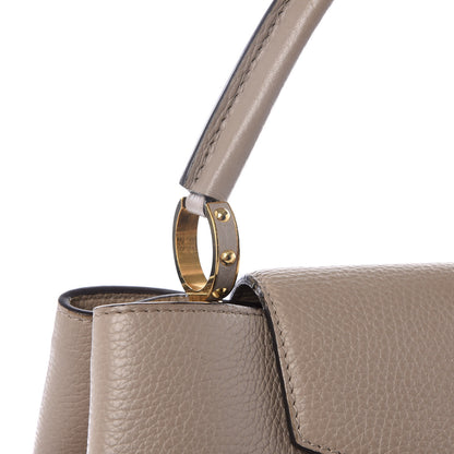 Louis Vuitton Taurillon Capucines MM Galet 9 of 10