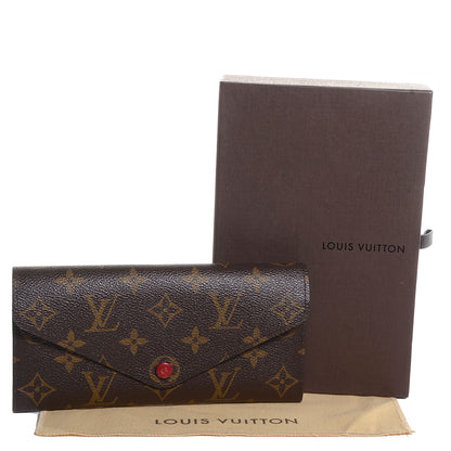 Louis Vuitton Monogram Josephine Wallet Red 5 of 8