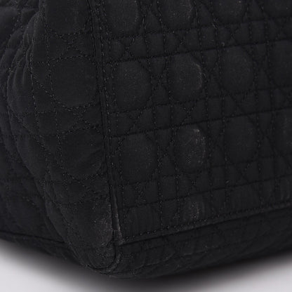Christian Dior Nylon Cannage Medium Lady Dior Black 14 of 16