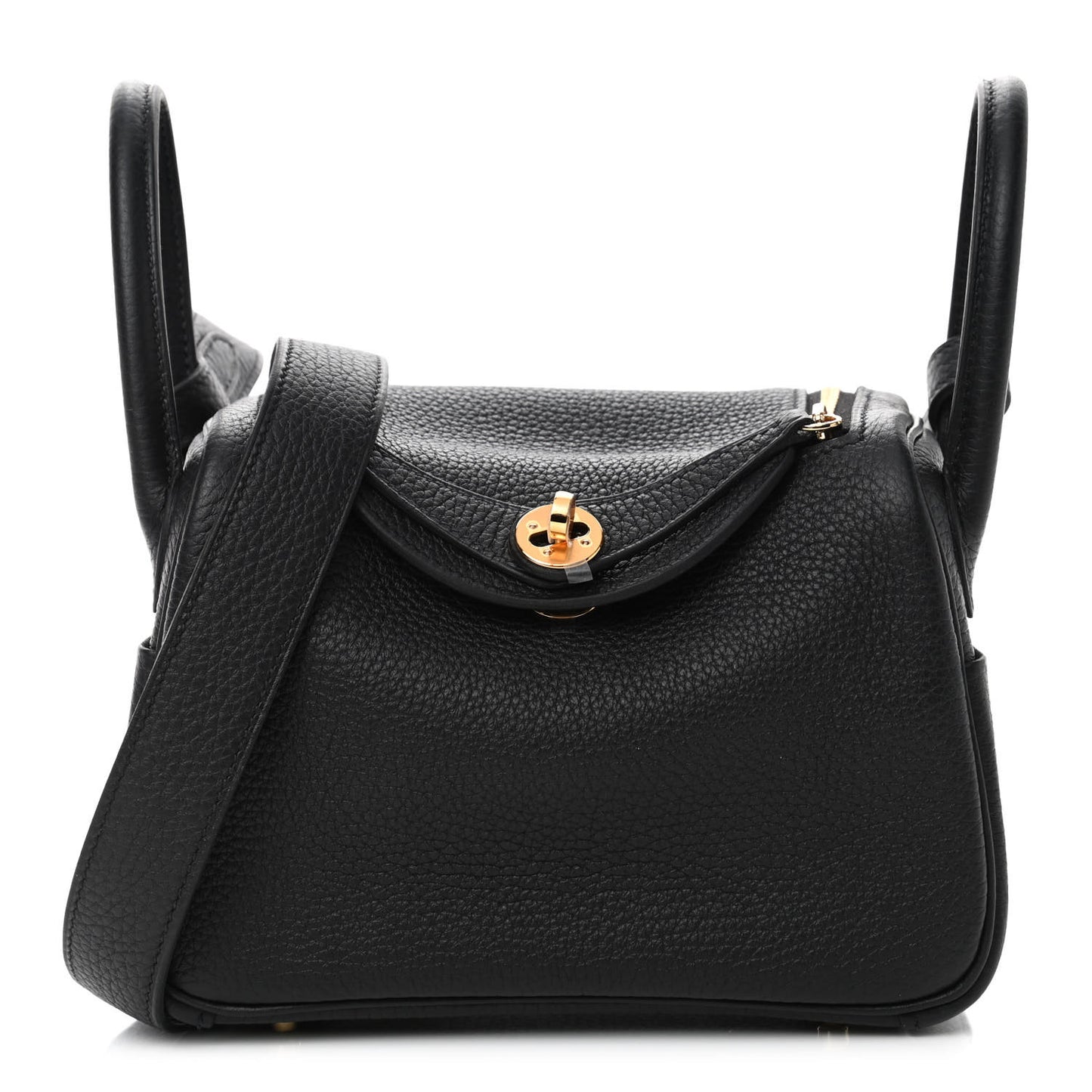 Taurillon Clemence Mini Lindy 20 Black