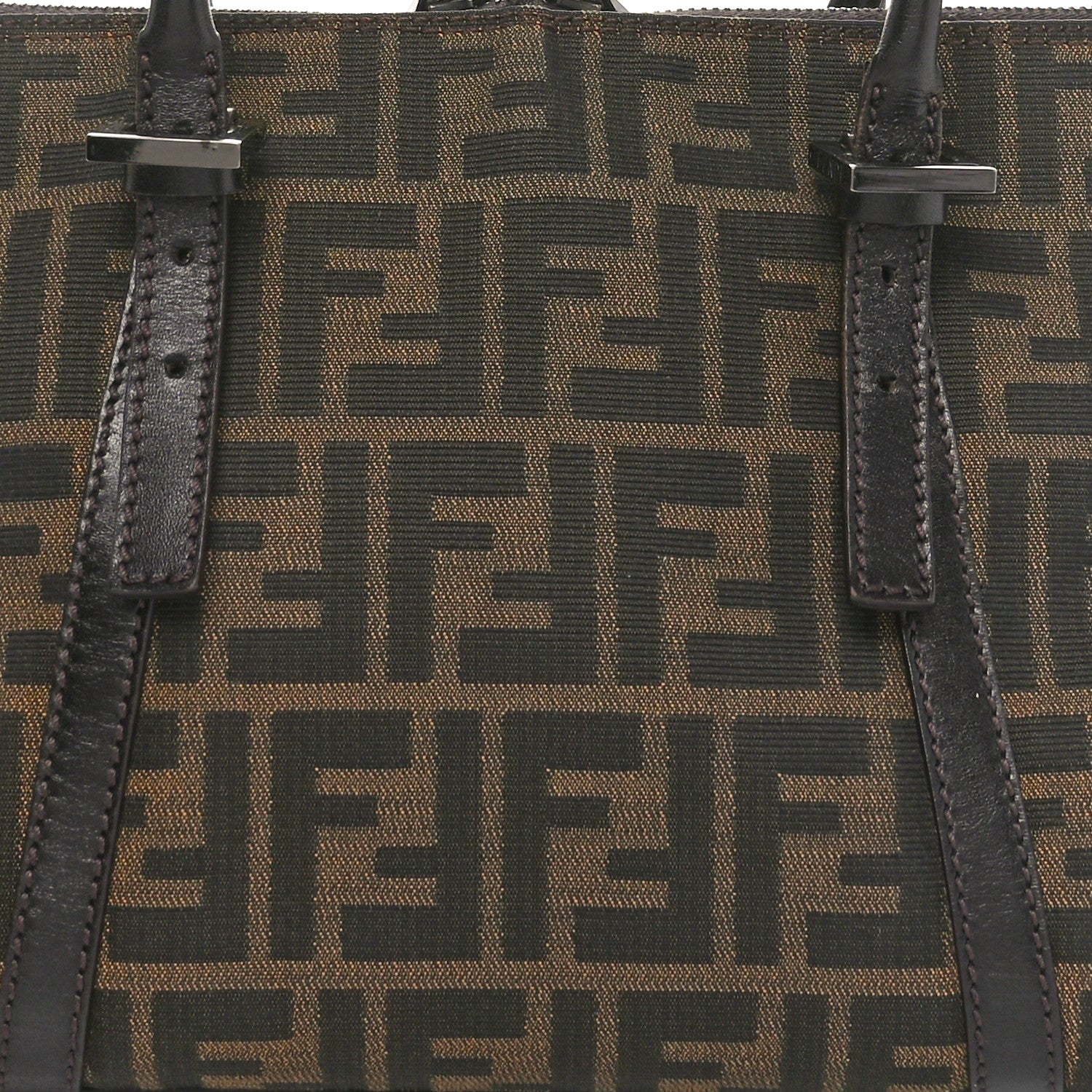 Fendi Zucca Tote Tobacco 7 of 9