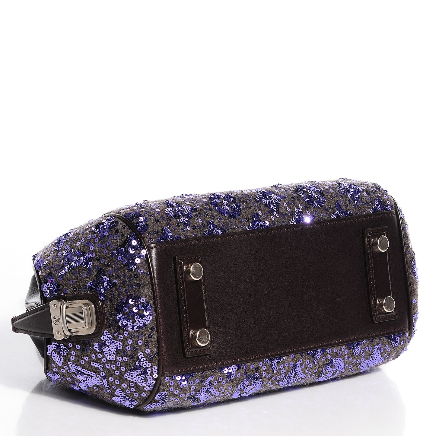 Sequin Monogram Sunshine Express Baby Purple