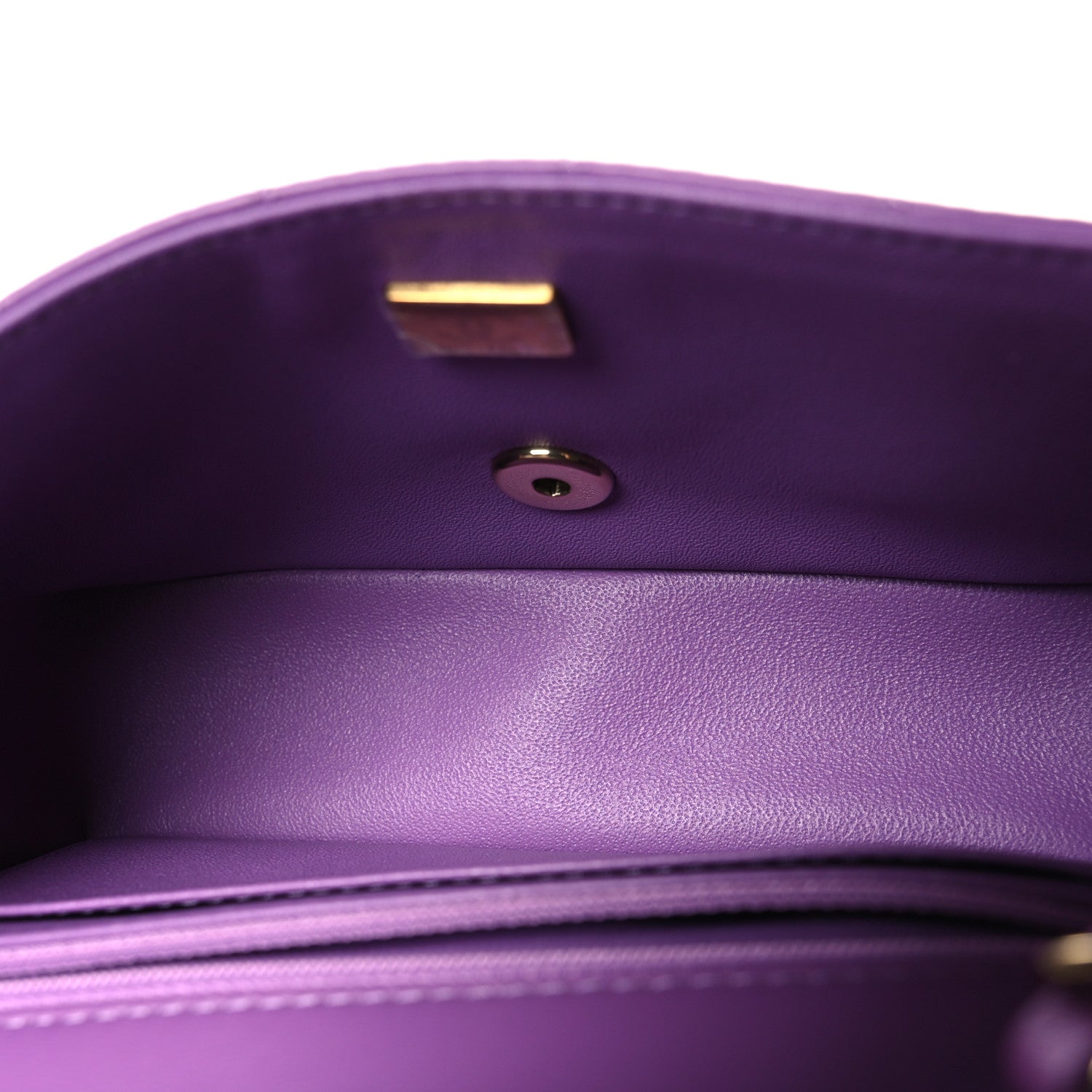 Chanel Lambskin Quilted Mini Rectangular Flap Purple 5 of 11